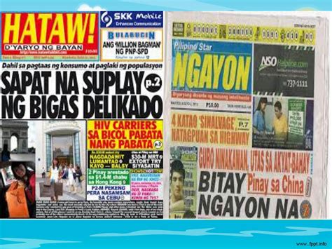 Lifestyle Sa Dyaryo Tagalog Bahagi Ng Pahayagan Philippin News The
