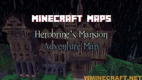 Herobrines Mansion Adventure Map Maps For Minecraft