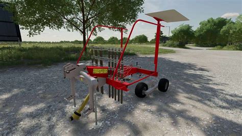 Fs22 Unia Rak 112 Windrower V10 Fs 22 Implements And Tools Mod Download