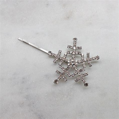 Snowflake Hair Pin In Silver Best Of Everything Online Shopping