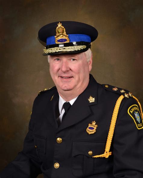 Amherst Police Department Chief Retires Blue Line