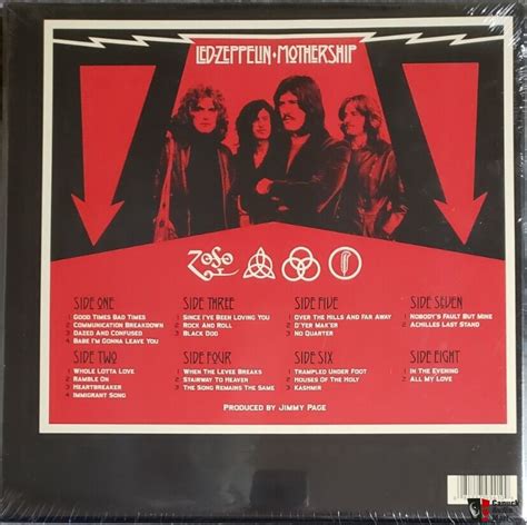 Led Zeppelin Mothership Factory Sealed 4 Lp Enhanced Vinyl Box Set