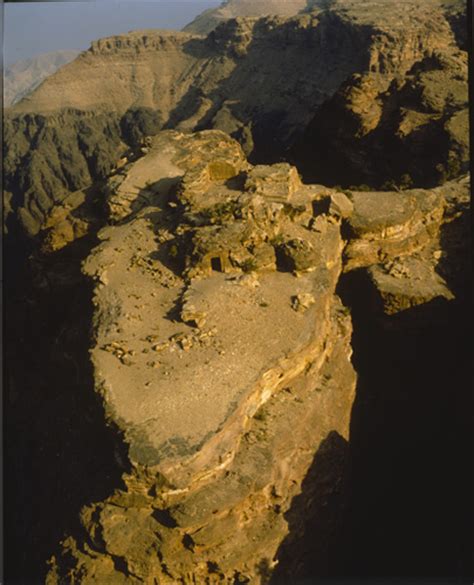 Petra Aerial View Of The Nabatean Hillside Tombs Jordan