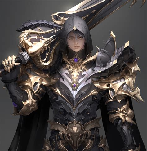 Artstation Character Concept Art Dark Knight Dahye Choi Dark