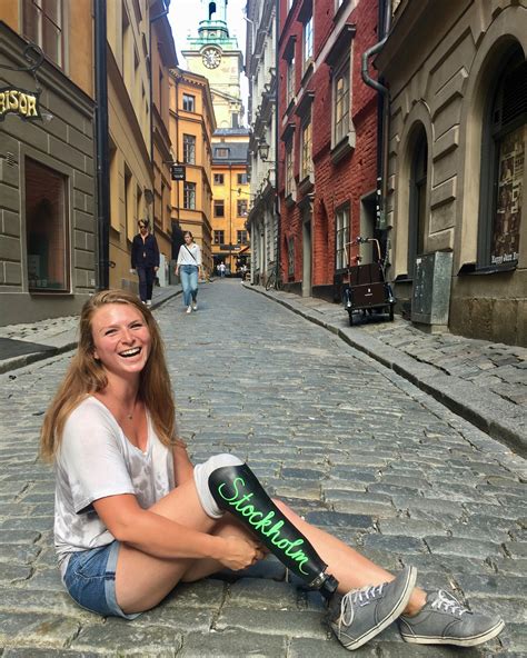 This Woman Turned Her Prosthetic Leg Into A Chalkboard To Document Her Travels Cond Nast Traveler