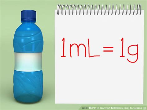 I'm not the only one to say that you can. 3 Easy Ways to Convert Milliliters (mL) to Grams (g) - wikiHow