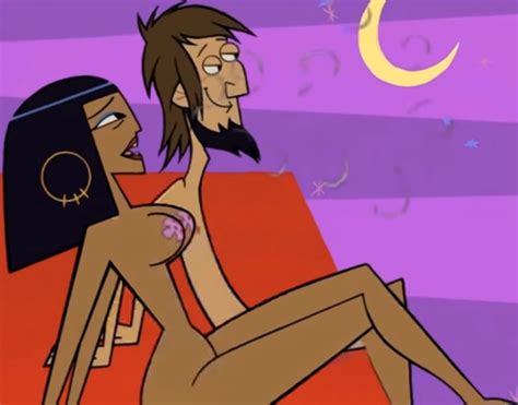 Rule 34 Abakan Abe Lincoln Clone High Cleo Cleopatra Clone High Naked Pose Stoned 6215661