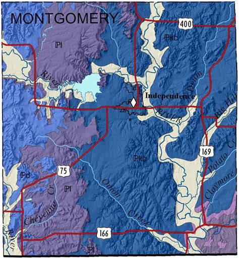 Kgs Geologic Map Montgomery