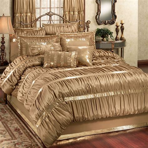 Splendor Comforter Set Gold Luxurybeddinggold Bed Linens Luxury