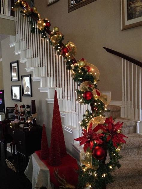 And god is able to make all grace abound to you, so that always having all wondering how to beat today's tough economy to make christmas special for your homeschool family and friends? 49 Best do-it-yourself Christmas Garland Decorating Ideas | Christmas stairs decorations ...