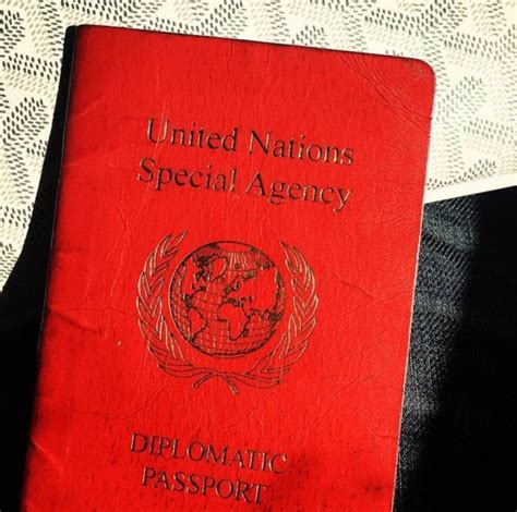 Fake United Nations Diplomatic Passport