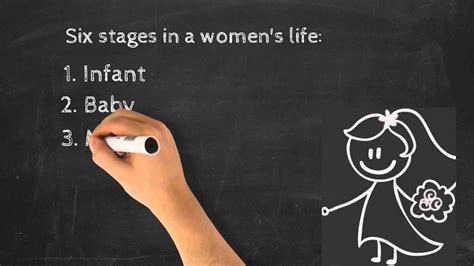 Six Stages In Womens Life Women Life Women Life