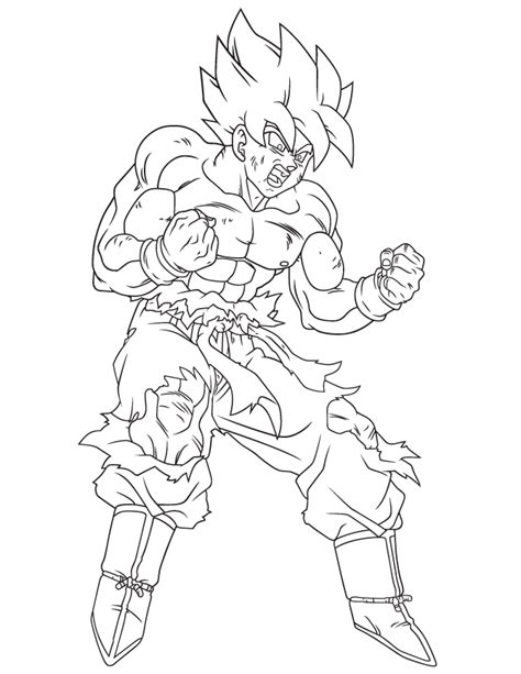 Found these cartoon characters interesting for your kids to color? Dragon Ball Z Gogeta Coloring Pages - Coloring Home