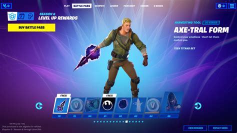 Fortnite Season 6 Battle Pass All Tiers Trailer Skins Cosmetics Price And End Date Ginx