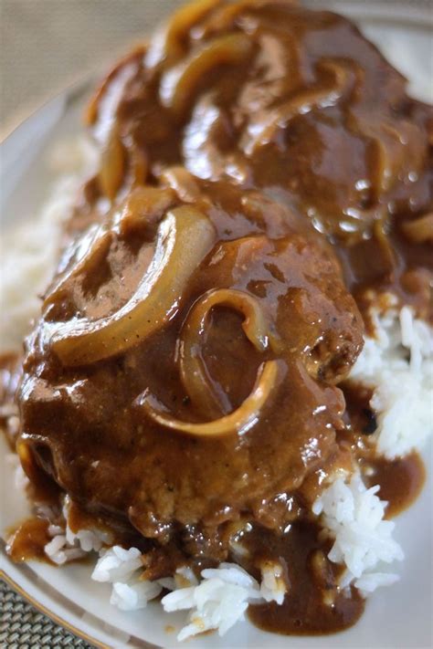 Butter 1 1/2 to 2 lb. Home Style Hamburger Steak and Onion Gravy Recipe - Coop ...