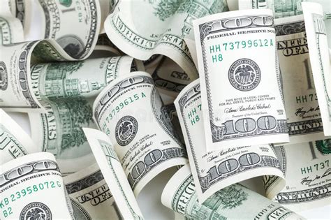 Pile Of United States Dollar Hundred Usd Banknotes Stock Image Image