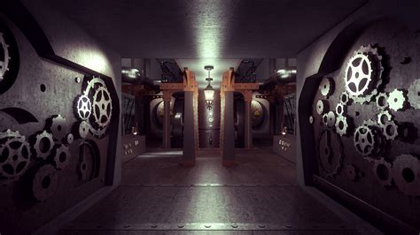 Steampunk Spaceship Home Interior Dreams