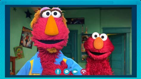 The Sesame Street Characters Are Talking To Each Other In Front Of A Tv Screener