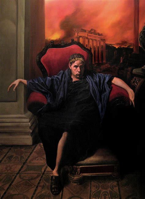 The Madness Of Nero Painting By Eric Armusik