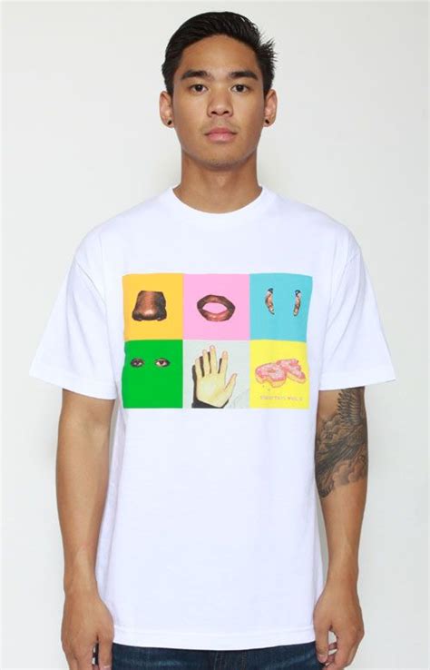 Tape Grid T Shirt By Odd Future At Moose Limited Albino Model Golf