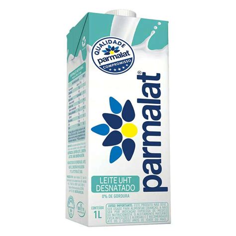 Leite Desnatado Uht Parmalat 1l Hortifruti