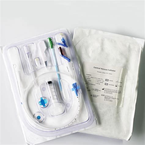 china triple lumen 7fr 20cm central venous catheter china central venous catheter high