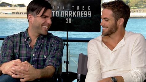Uncut Interview With Star Trek S Chris Pine And Zachary Quinto Youtube