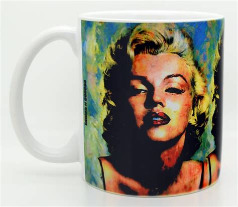 Marilyn Monroe Coffee Mug Insatiable Signed Collectible Mark Lewis Art