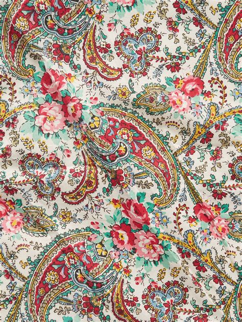 Garden Paisley Fabric By The Yard Aprils Crafternoons Fabric By The