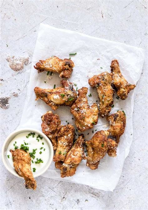 fryer chicken air wings recipes keto healthy food easy recipe crispy low carb parmesan gluten eve ever game pantry appetizers