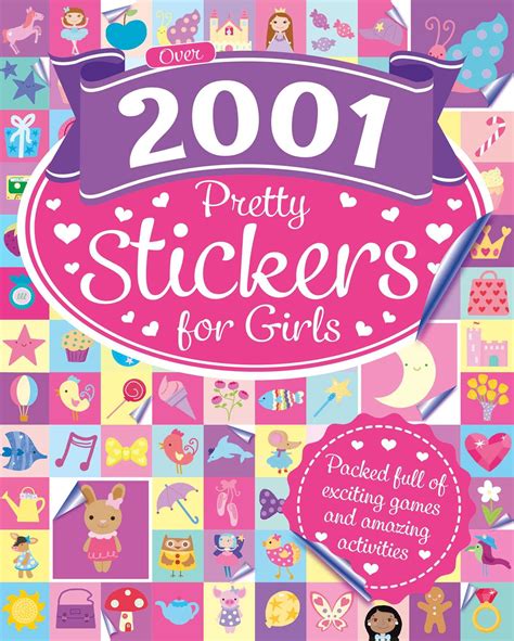 Over 2001 Pretty Stickers For Girls Packed Full Of Exciting Games And