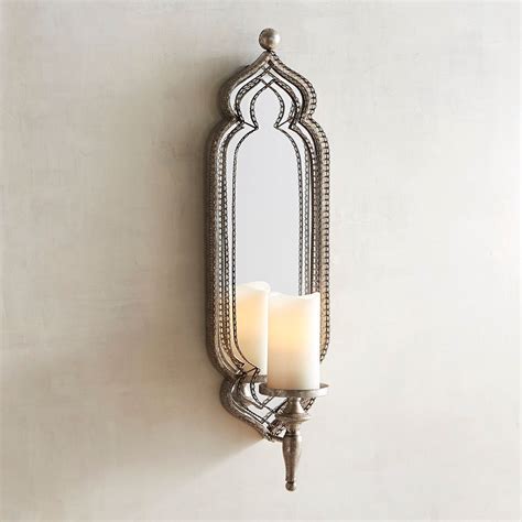 Silver Metal Lace Candle Holder Wall Sconce Pier 1 Candle Holder