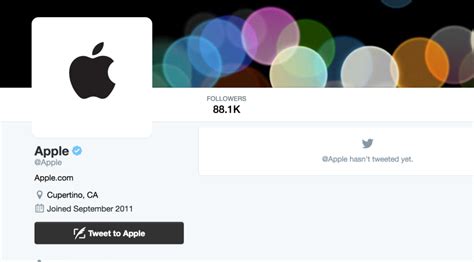 Apple Has Activated Its Dormant Twitter Account But Hasnt Tweeted