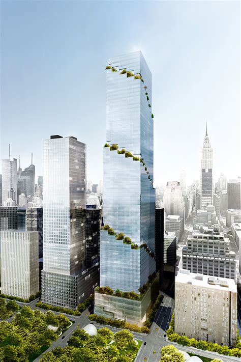 The Spiral Office Tower In New York By Bjarke Ingels Group