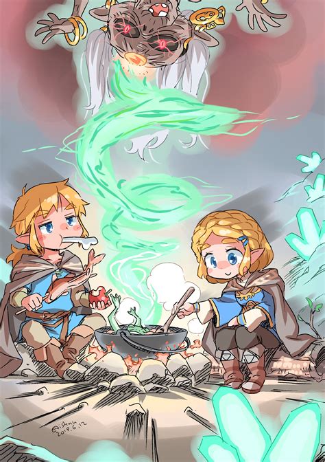 Link Princess Zelda Ganondorf And Monk The Legend Of Zelda And 1