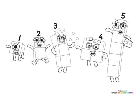 Numberblocks Coloring Pages For Kids 100 Free Print Or Download