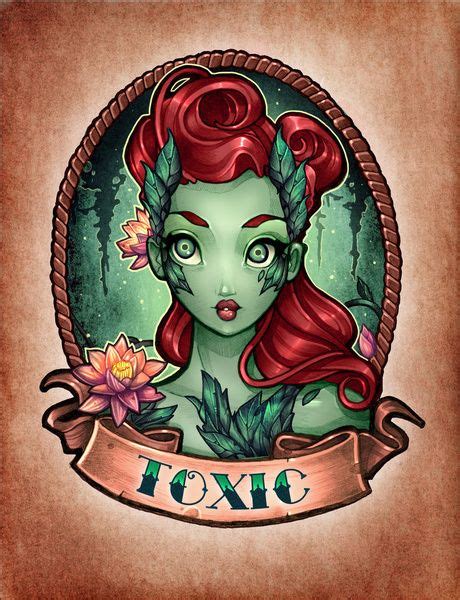 Toxic Pinup Art Print By Tim Shumate Society6 Tim Shumate Illustrations Poison Ivy Art