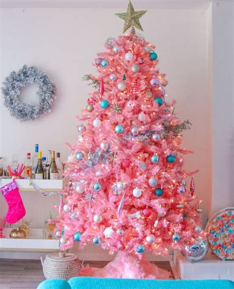 30 Pink Christmas Tree Ideas Thatll Give Your Home A Girly And Romantic