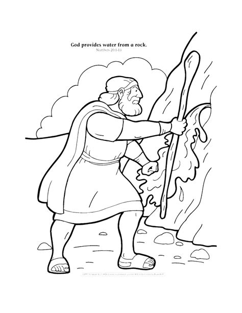 26 Best Ideas For Coloring Moses Water From Rock Coloring Page