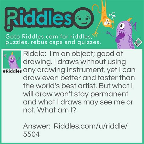 The Drawing Object Riddle And Answer