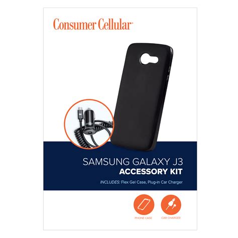 Consumer Cellular J3 2017 Kit Samsung Galaxy J3 Accessory Kit