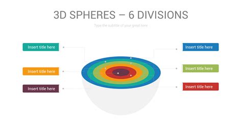 Spheres Divisions Powerpoint Illustrator Template By Rengstudio
