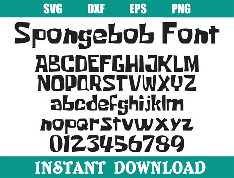 Spongebob Logo Font