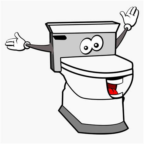 Clipart Toilet Cartoon HD Png Download Transparent Png Image PNGitem