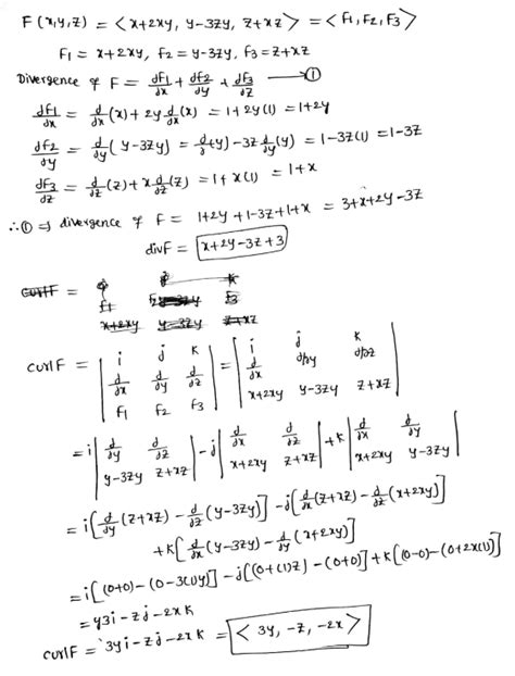 let f x y z x 2xy y 3zy z x2 find the divergence and homeworklib