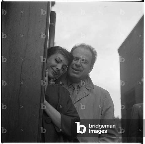 Image Of Peter Brooke With His Wife Natasha Parry 1952 3 Bw Photo By