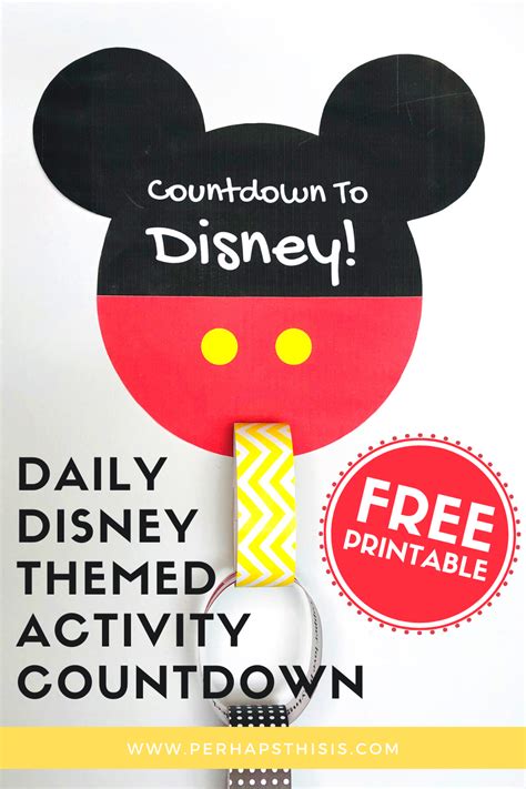 Countdown To Disney Calendar Printable Printable World Holiday
