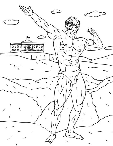 Color Your Own Politicians Political Coloring Books For Adults