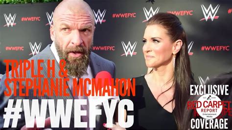 Triple H And Stephanie Mcmahon Interviewed At The 1st Wwe Fyc Event