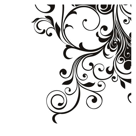 Corner Swirl Designs Clip Art Clipart Best